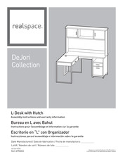 realspace DeJori 6794063 Instructions Pour L'assemblage