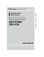 Pioneer DEH-P26 Mode D'emploi