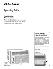 Friedrich QuitMaster PROGRAMMABLE SS09 Guide D'utilisation
