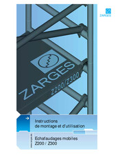 zarges Z200 Instructions De Montage Et D'utilisation