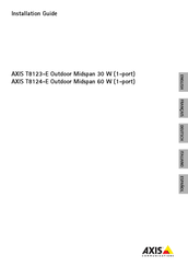 Axis Communications T8124-E Guide D'installation