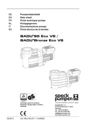 Speck pumpen BADU SD Eco VS Fiche Technique