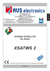 AVS Electronics SATELLITE XSATWS 2 Manuel D'installation