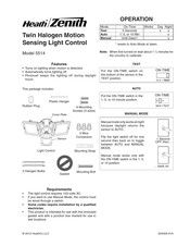 Heath Zenith 5514 Mode D'emploi