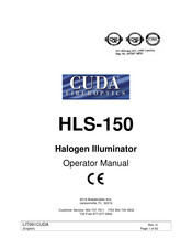 Cuda Fiberoptics HLS-150 Manuel D'utilisation