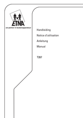 ETNA T267 Notice D'utilisation