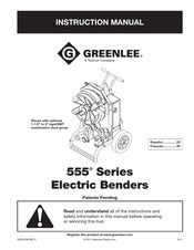 Textron GREENLEE 555 Serie Manuel D'instructions