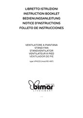 Bimar VP422S Notice D'instructions