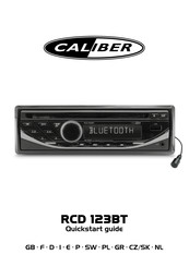 Caliber RCD 125BT Mode D'emploi