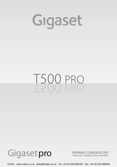 Gigaset T500 PRO Mode D'emploi