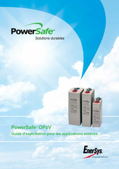 Enersys PowerSafe OPzV Guide D'exploitation