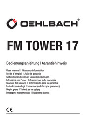 Oehlbach FM TOWER 17 Mode D'emploi