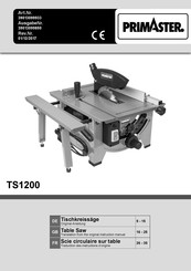 PrimAster TS1200 Traduction Des Instructions D'origine
