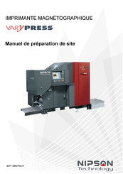 Nipson VaryPRESS Manuel De Préparation