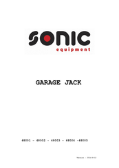 Sonic Equipment 48002 Mode D'emploi