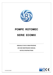 Rotomec ECOMIX E7 Notice D'instructions