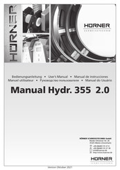 Hürner Manual Hydr. 355 2.0 Manuel Utilisateur