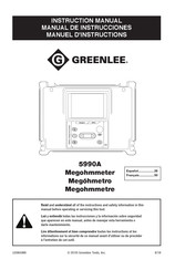 Greenlee 5990A Manuel D'instructions