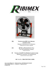Ribimex PRBAT20/VENSB/620506 Manuel D'instructions Et D'utilisation