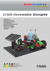 Fischertechnik education STEM Renewable Energies 9 Instructions De Montage