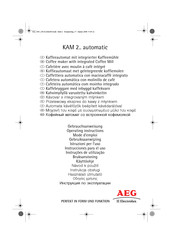 AEG Electrolux KAM 2 automatic Serie Mode D'emploi