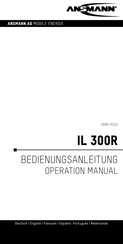 ANSMANN IL 300R Mode D'emploi