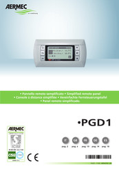 Aermec PGD1 Mode D'emploi
