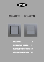 M-E BELL-401 TX Manuel D'instructions