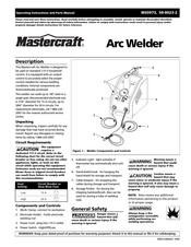 MasterCraft 58-8023-2 Manuel D'utilisation Et De Pièces