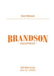 Brandson Equipment 303282 Mode D'emploi