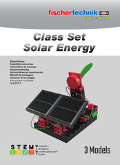 fischertechnik education Class Set Solar Energy 3 Instructions De Montage
