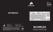 Corsair K63 WIRELESS Mode D'emploi