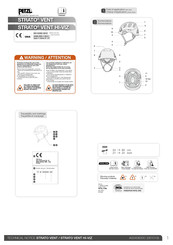 Petzl VERTEX VENT Notice Technique