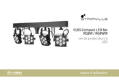 thomann Stairville CLB5 Compact LED BarRGBW Notice D'utilisation