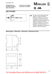 Moeller LE4-116-DD1 Notice D'installation