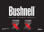 Bushnell PRO X7 JOLT SLOPE EDITION Mode D'emploi