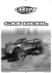 Carson Gas Devil Mode D'emploi