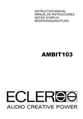 Ecler AMBIT103 Notice D'emploi