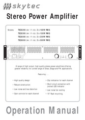 Skytec TEC6200 Mode D'emploi