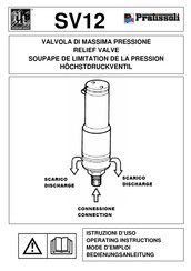 Pratissoli SV12 Mode D'emploi