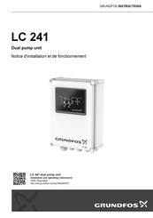 Grundfos LC 241 Notice D'installation Et De Fonctionnement