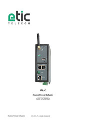 Etic Telecom IPL-C-260-LE Guide Utilisateur