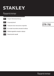 Stanley STR-750 Traduction Des Instructions Originales
