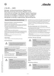 steute Ex RC-3G/D Série Instructions De Montage