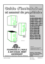 UTC OUF105A12B Guide D'installation Et Manuel Du Propriétaire
