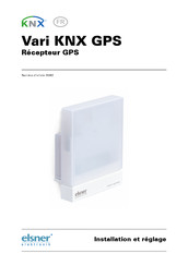 elsner elektronik Vari KNX GPS Installation Et Réglage