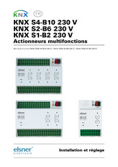 elsner elektronik KNX S1-B2 230 V Installation Et Réglage