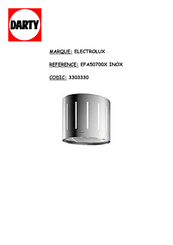 Electrolux EFA 50700 Notice D'utilisation