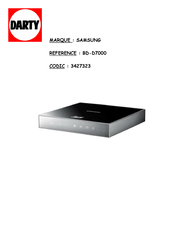 Samsung BD-D7000 Manuel D'utilisation