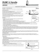 CooperSurgical RUMI II Handle Mode D'emploi